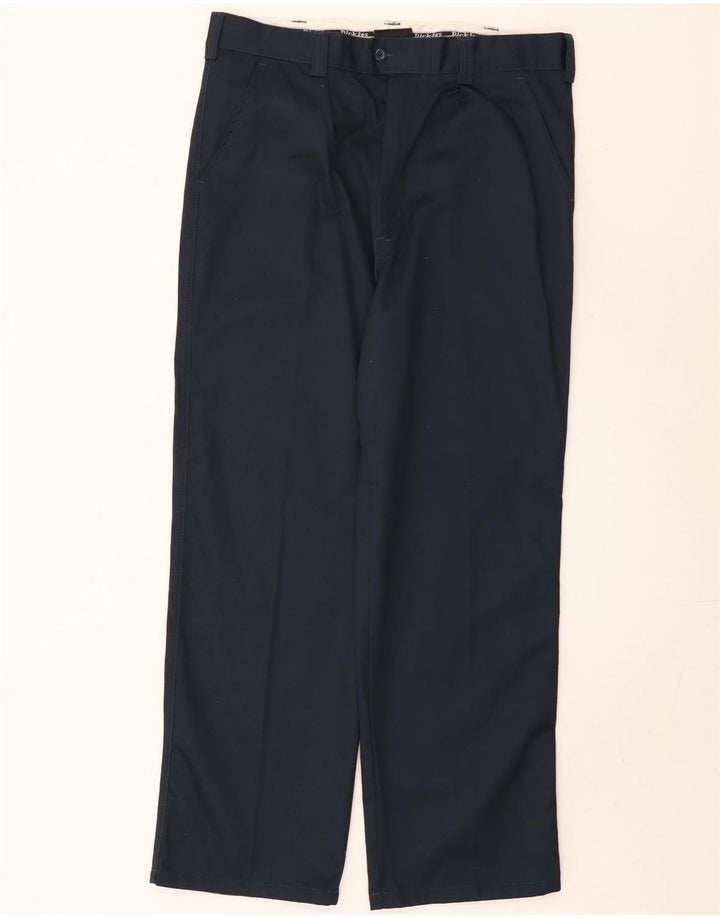 Pantaloni chino dritti da uomo Dickies W38 L31 poliestere nero