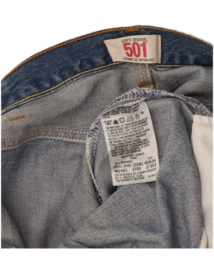 Levi's Uomo 501 Jeans dritti W40 L30 Blu