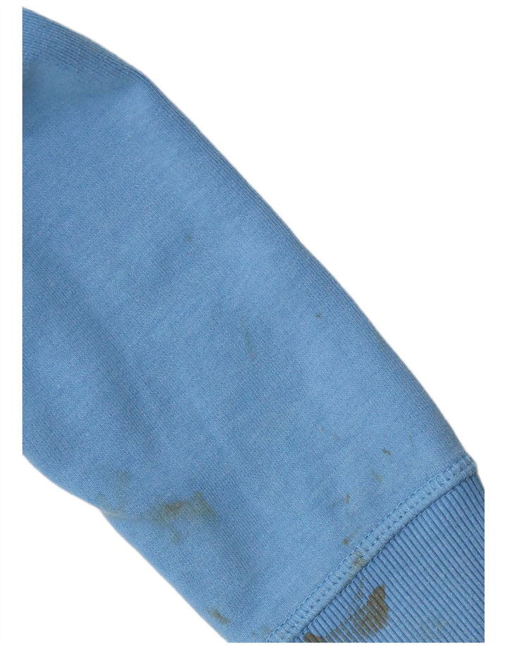 Maglione con cappuccio e zip grafica per ragazzi Fat Face 12-13 anni Blu