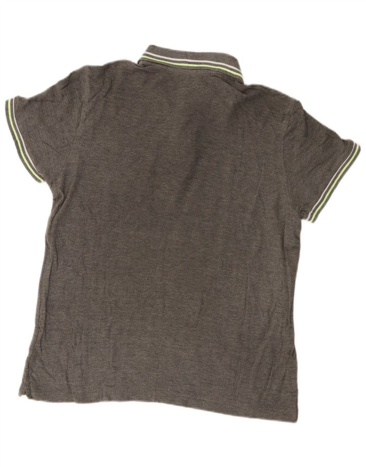 Polo da uomo Lotto grigio medio chiazzato