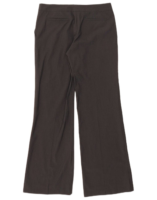 Reiss Womens Wide Leg Suit Trousers UK 10 Small W30 L30 Grey Polyester