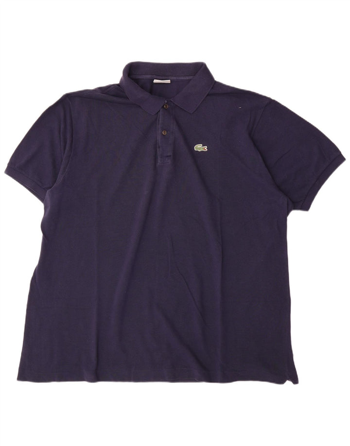 Polo da uomo Lacoste taglia 7 2XL cotone blu navy