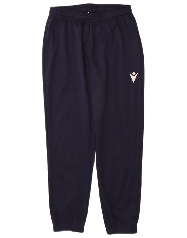 Macron Pantaloni da tuta da uomo Joggers Large Blu Navy Poliestere