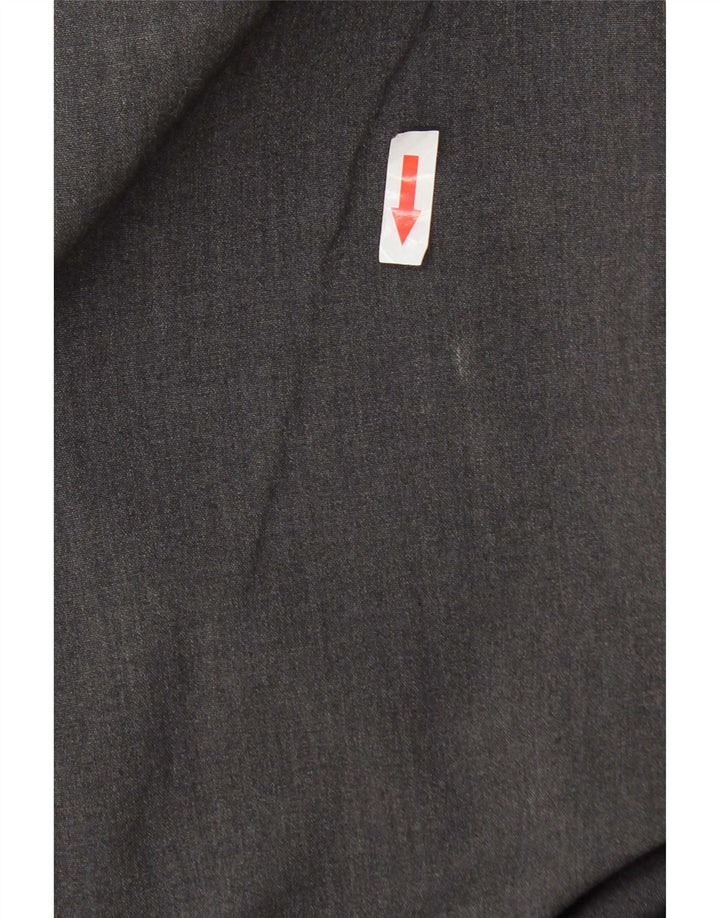Pantaloni casual dritti da donna Marks & Spencer UK 12 Medium W30 L30 Grigio