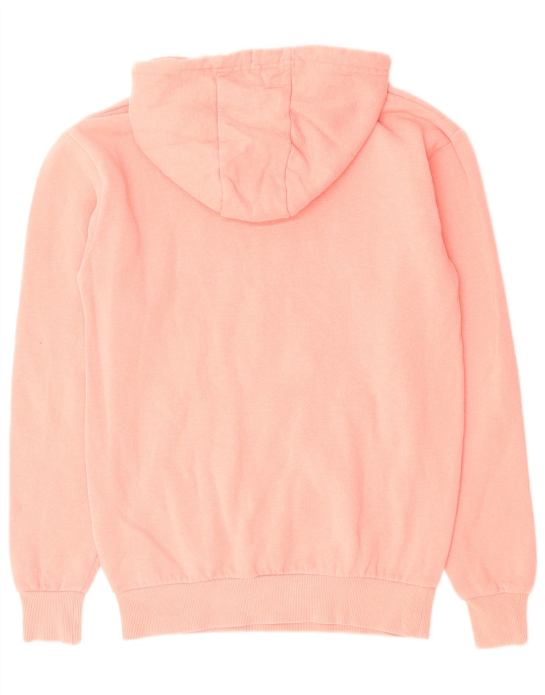 ELLESSE Felpa con cappuccio grafica da donna UK 6 XS Cotone rosa