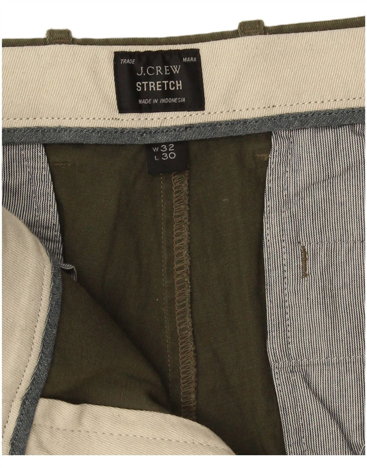 Pantaloni chino dritti da uomo J. Crew W32 L25 kaki