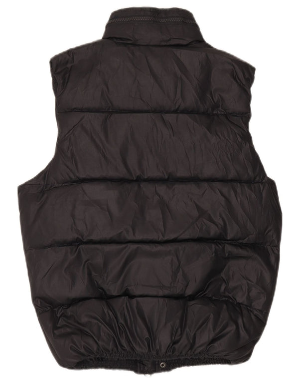 Gilet imbottito con cappuccio da uomo Rifle UK 36 piccolo poliestere nero