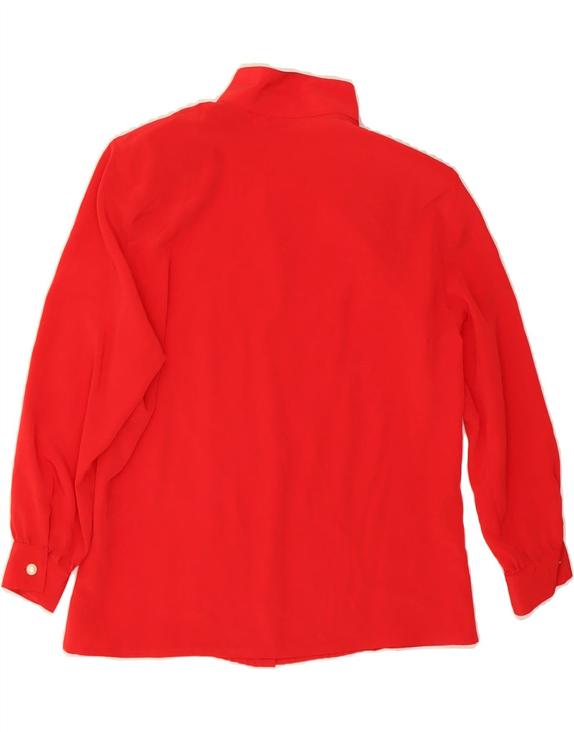 RENATO BALESTRA Womens Blouse Top IT 44 Medium Red Polyester Vintage Renato Balestra and Second-Hand Renato Balestra from Messina Hembry 