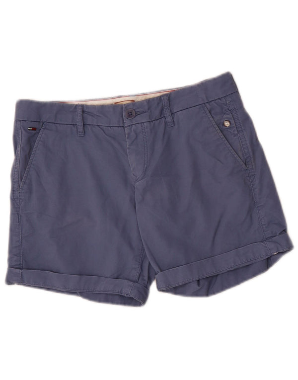 Pantaloncini chino da donna Tommy Hilfiger W26 XS cotone blu
