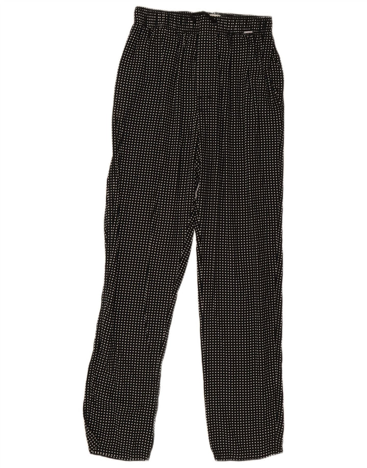 Pantaloni casual da donna Marks & Spencer Autograph piccoli W26 L29 neri