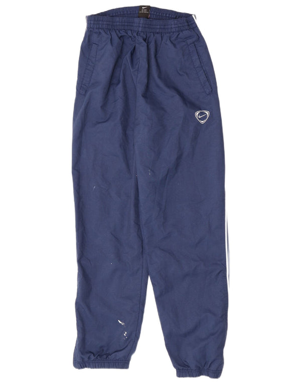 Pantaloni da tuta da uomo Nike Joggers UK 39/41 Poliestere blu navy medio