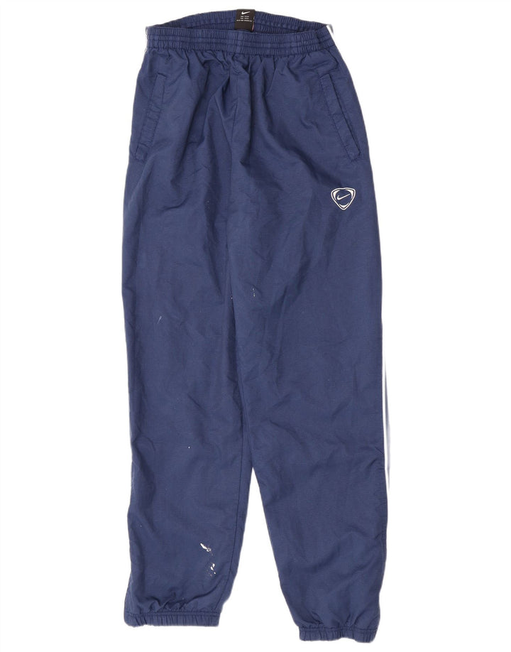 Pantaloni da tuta da uomo Nike Joggers UK 39/41 Poliestere blu navy medio