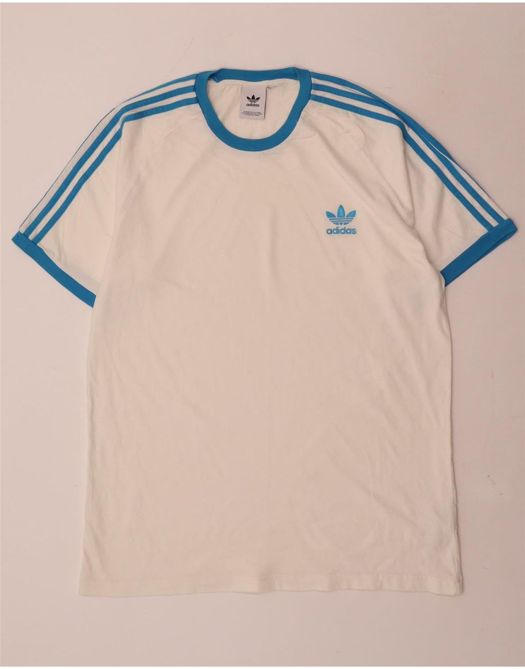 Maglietta Adidas da uomo Top Large in cotone bianco