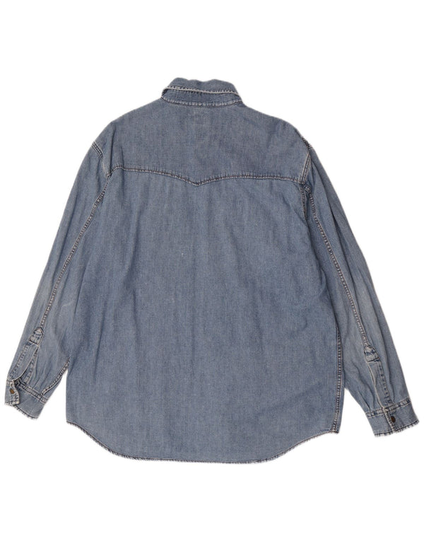 Camicia in denim da uomo Energie 2XL cotone blu