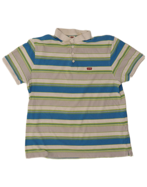 Polo Levi's Uomo Large in cotone a righe multicolori
