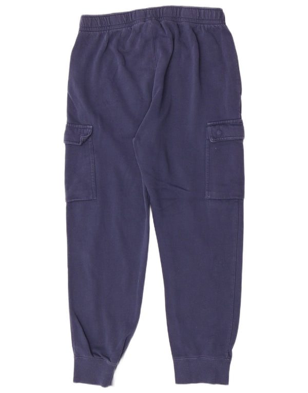Pantaloni da tuta Nike da uomo Cargo Joggers medi in cotone blu navy