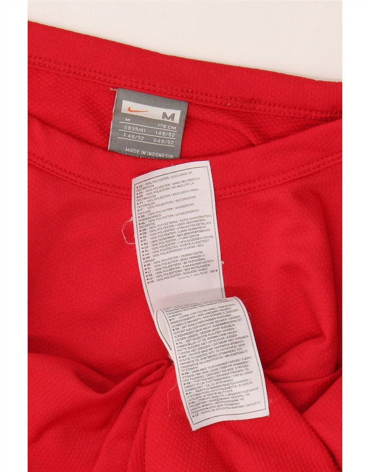 T-shirt da uomo Nike Top UK 39/41 poliestere rosso medio