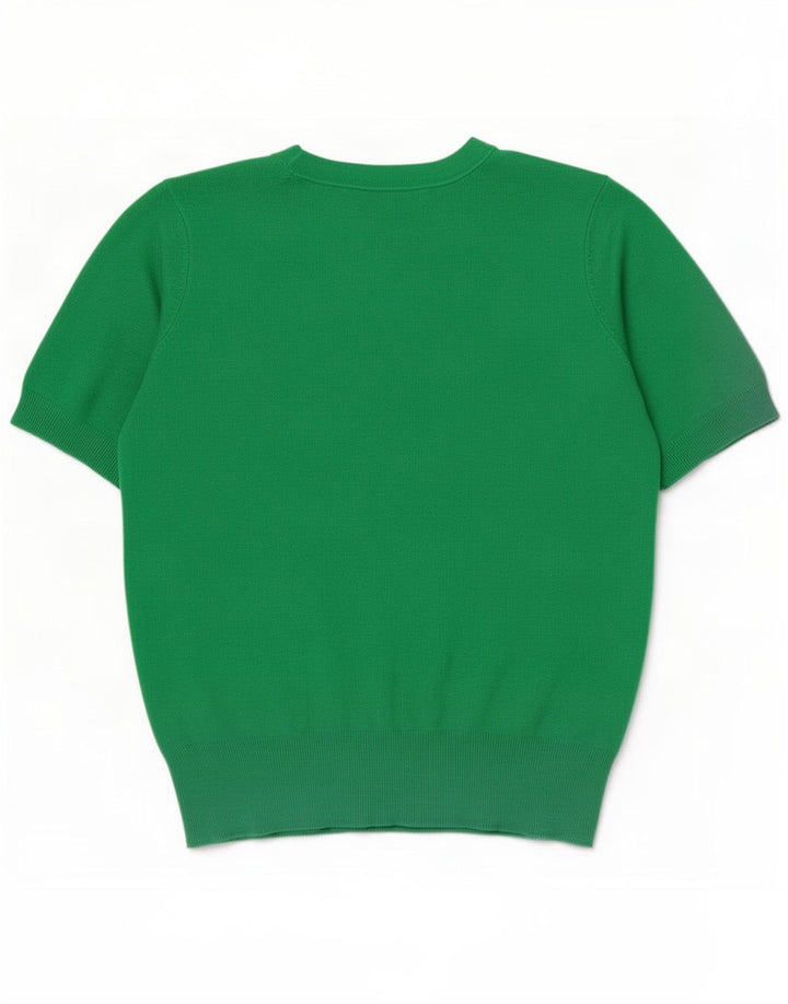 Top Blusa Donna Zara UK 12 Verde Medio