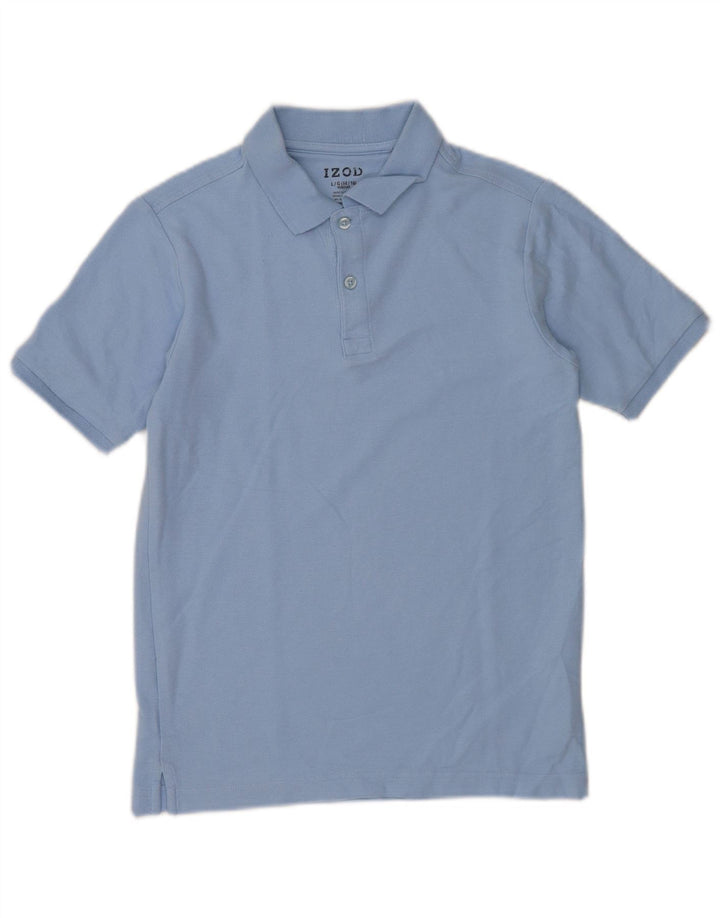 Polo Izod Regular da Ragazzo 14-15 Anni Large in Cotone Blu