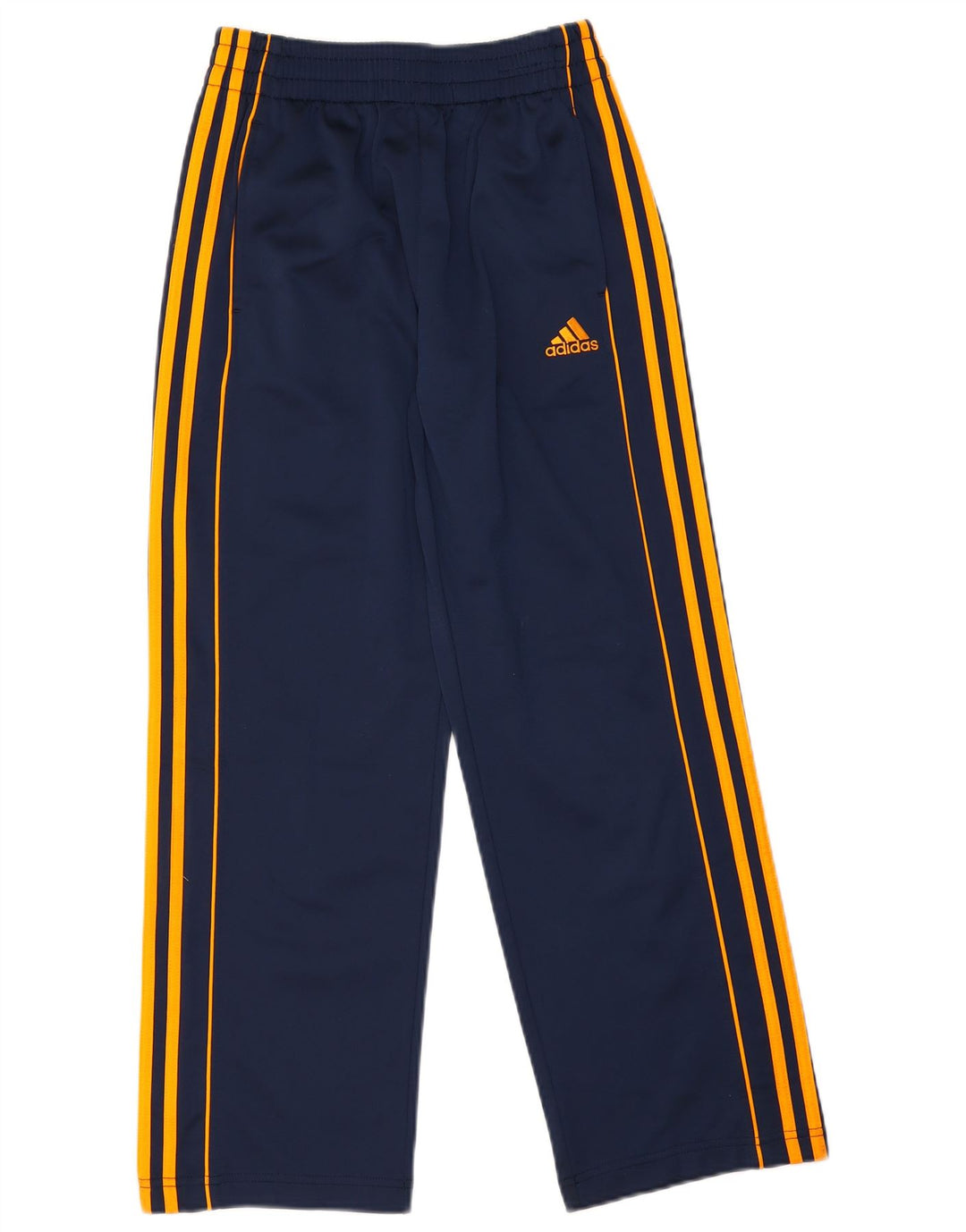 Pantaloni della tuta da ragazzo Adidas 10-11 anni medio poliestere blu navy
