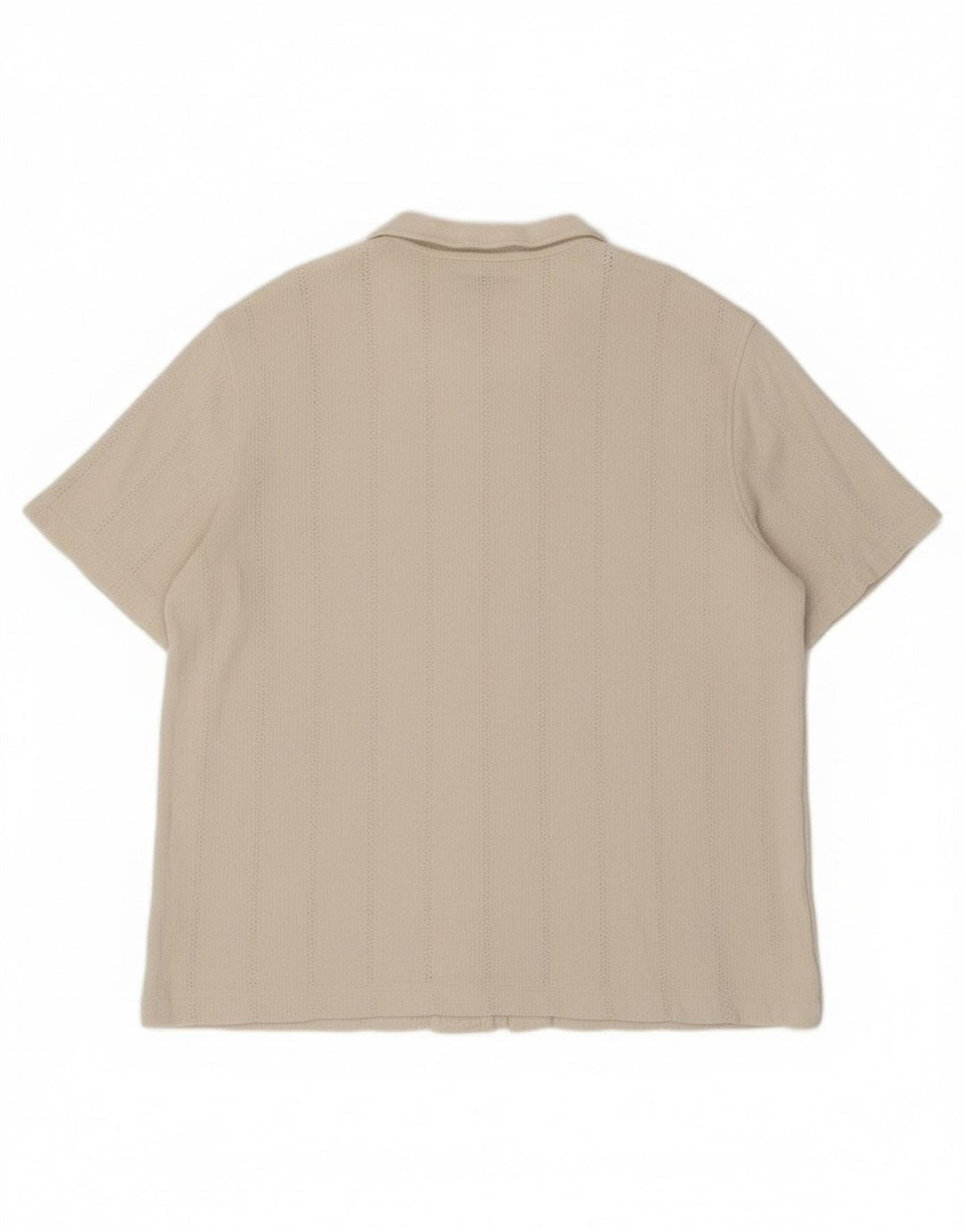 Camicia a maniche corte da uomo Marks & Spencer 2XL cotone bianco sporco