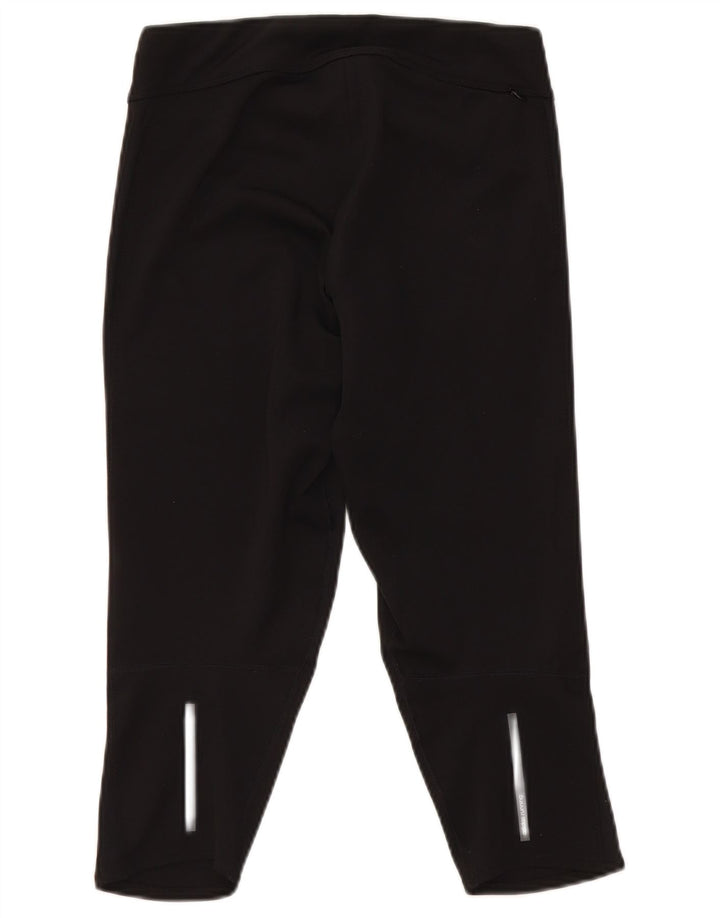 Leggings ADIDAS Climalite Capri da donna UK 8/10 piccolo poliestere nero