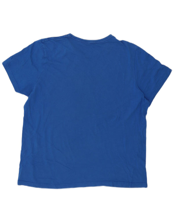 T-shirt grafica da uomo Puma Top 2XL cotone blu