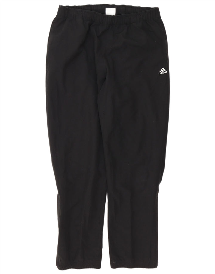 Pantaloni da tuta ADIDAS Climalite da uomo grandi in poliestere nero