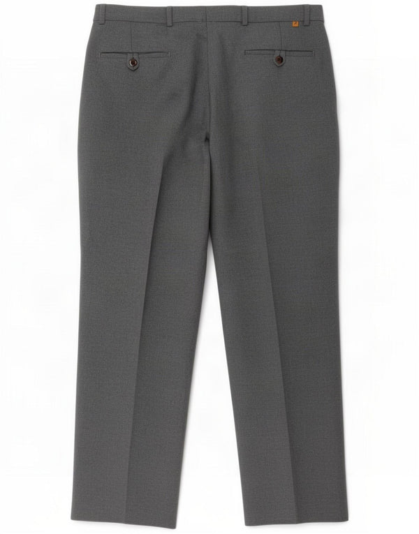 Pantaloni da completo da uomo con pegging Farah W34 L31 Poliestere grigio