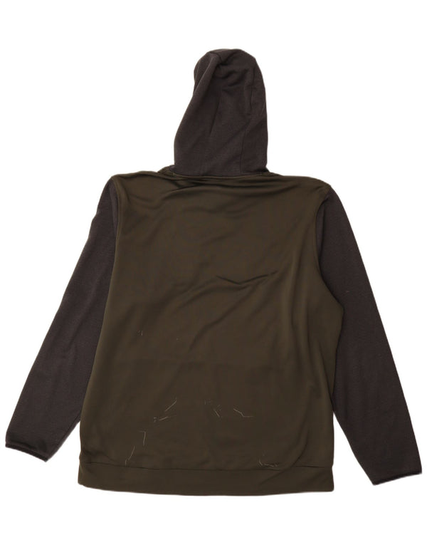 Under Armour Uomo Cold Gear Graphic Felpa con cappuccio Felpa XL Grigio Colourblock