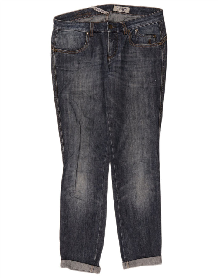 Jeans slim da donna Jeckerson W28 L27 cotone blu