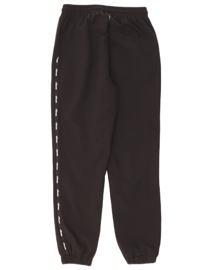Ellesse Pantaloni da tuta da uomo con grafica Joggers piccoli in poliestere nero