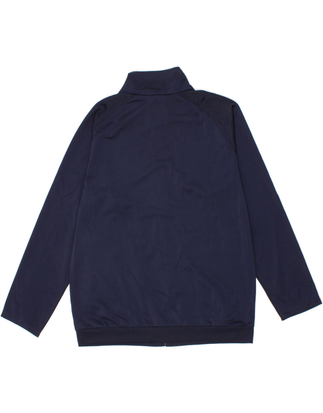 FILA Womens Tracksuit Top Jacket UK 14 Large Navy Blue Polyester Vintage Fila and Second-Hand Fila from Messina Hembry 