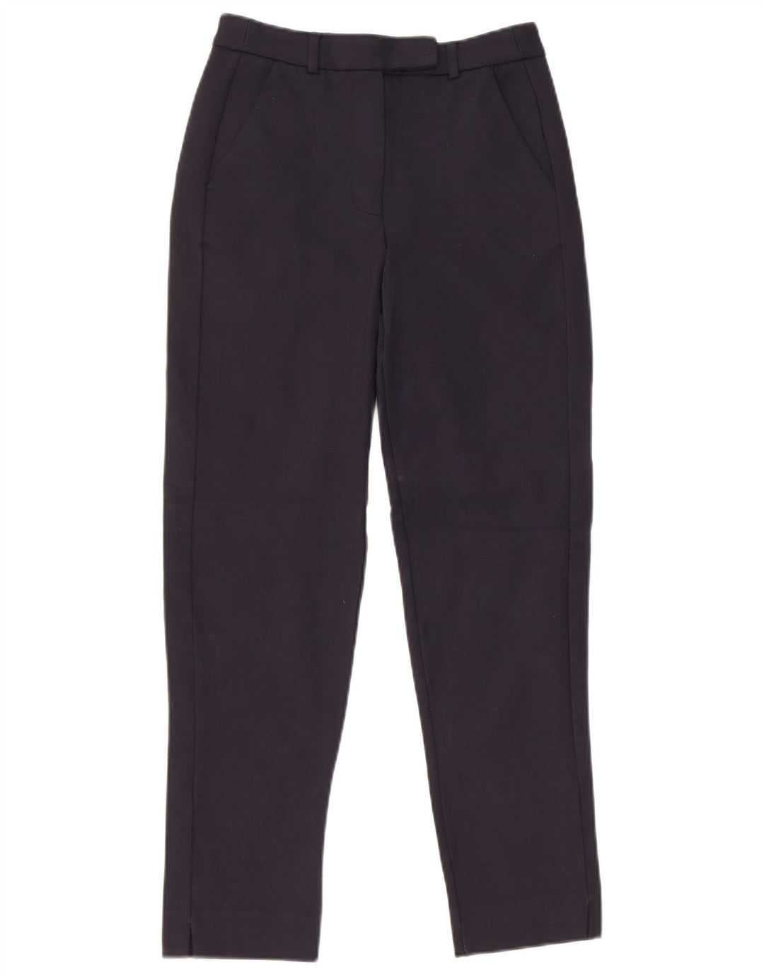Pantaloni da abito slim da donna Marks & Spencer W26 L26 Blu navy