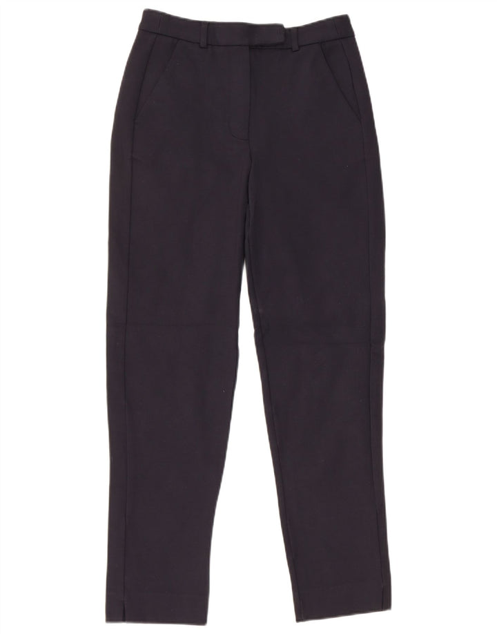 Pantaloni da abito slim da donna Marks & Spencer W26 L26 Blu navy