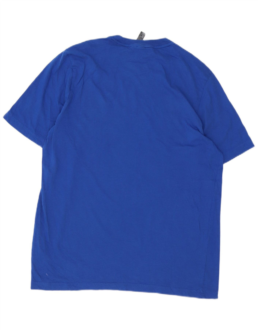 T-shirt grafica da uomo Adidas Top in cotone blu medio