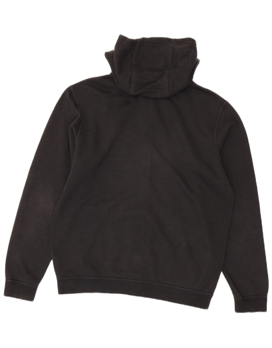 Maglione con cappuccio e zip da uomo NIKE in cotone nero medio