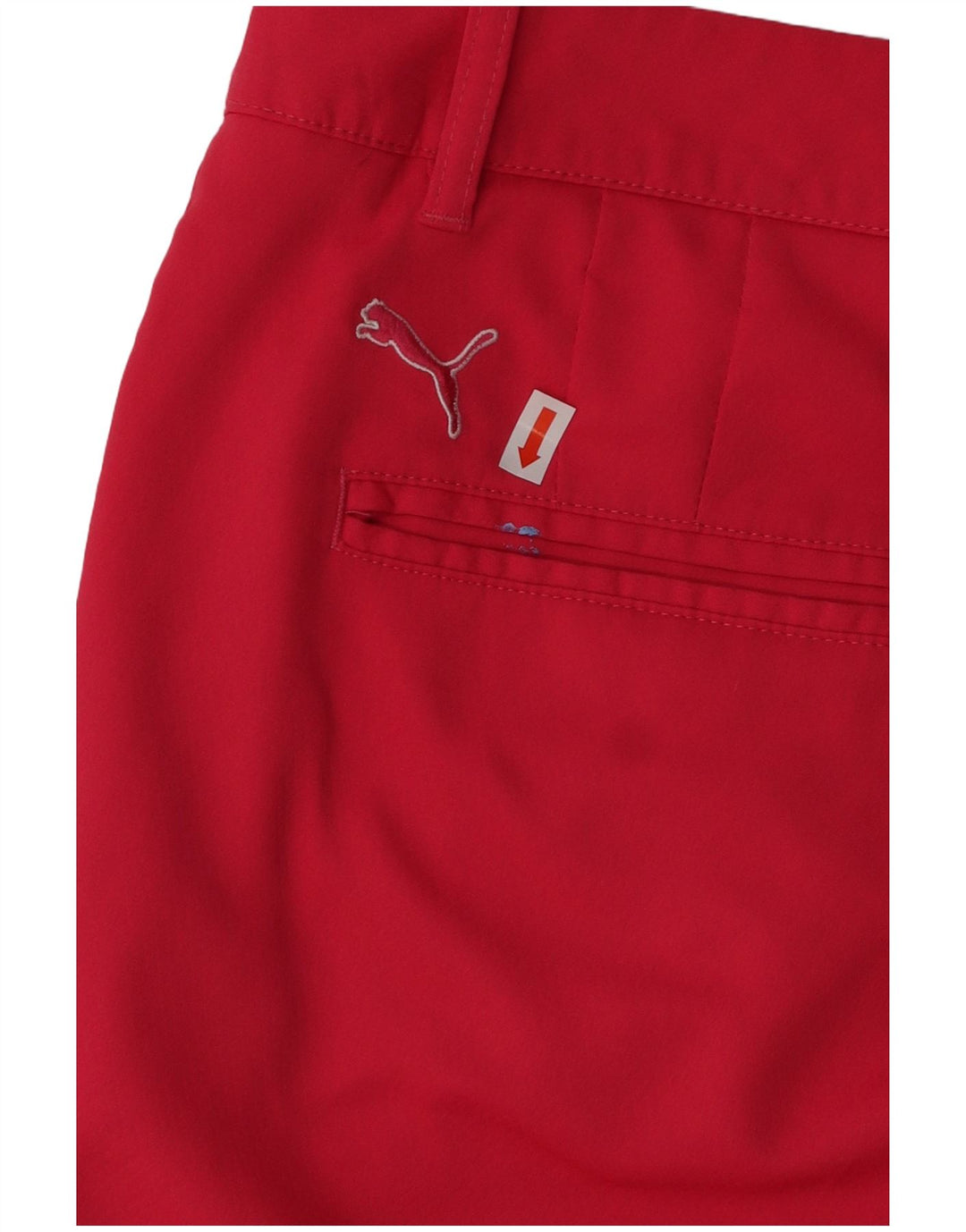 Pantaloncini chino da donna Puma UK 14 Large W34 poliestere rosa