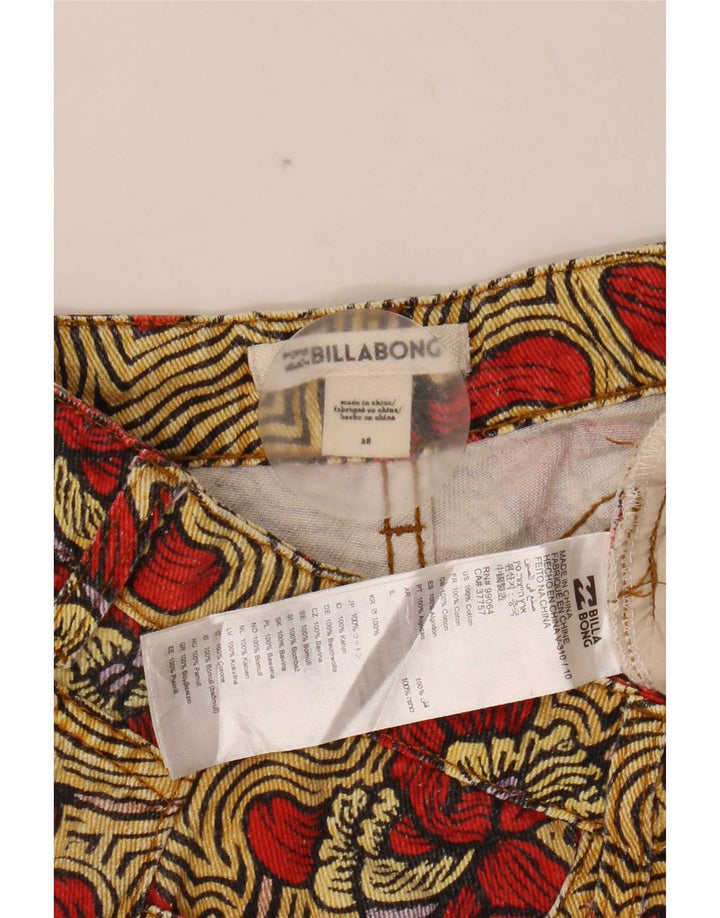 Pantaloncini casual da donna Billabong W28 cotone floreale multicolore medio