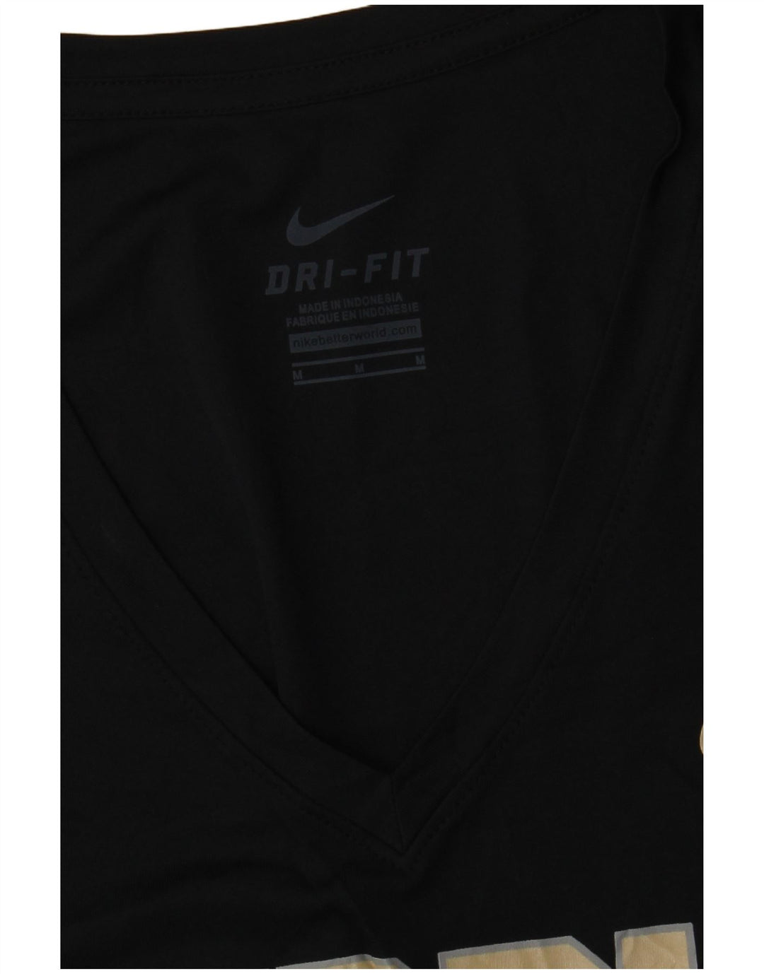 T-shirt grafica NIKE Purdue da donna UK 12 media nera