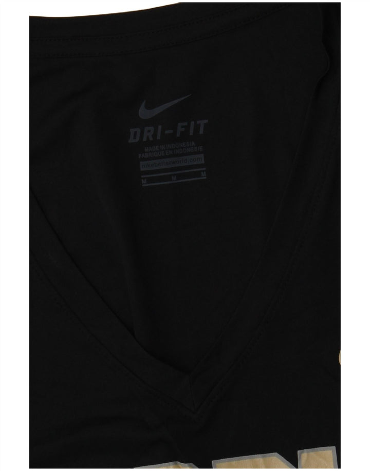 T-shirt grafica NIKE Purdue da donna UK 12 media nera