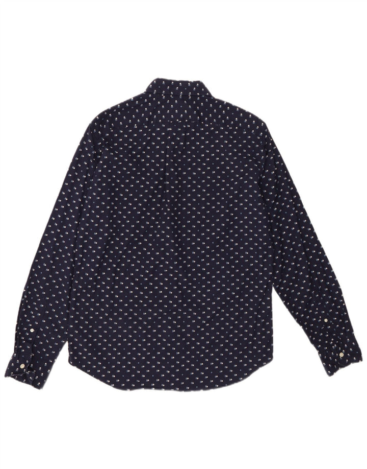 Camicia slim da uomo J. Crew in cotone floreale blu navy medio