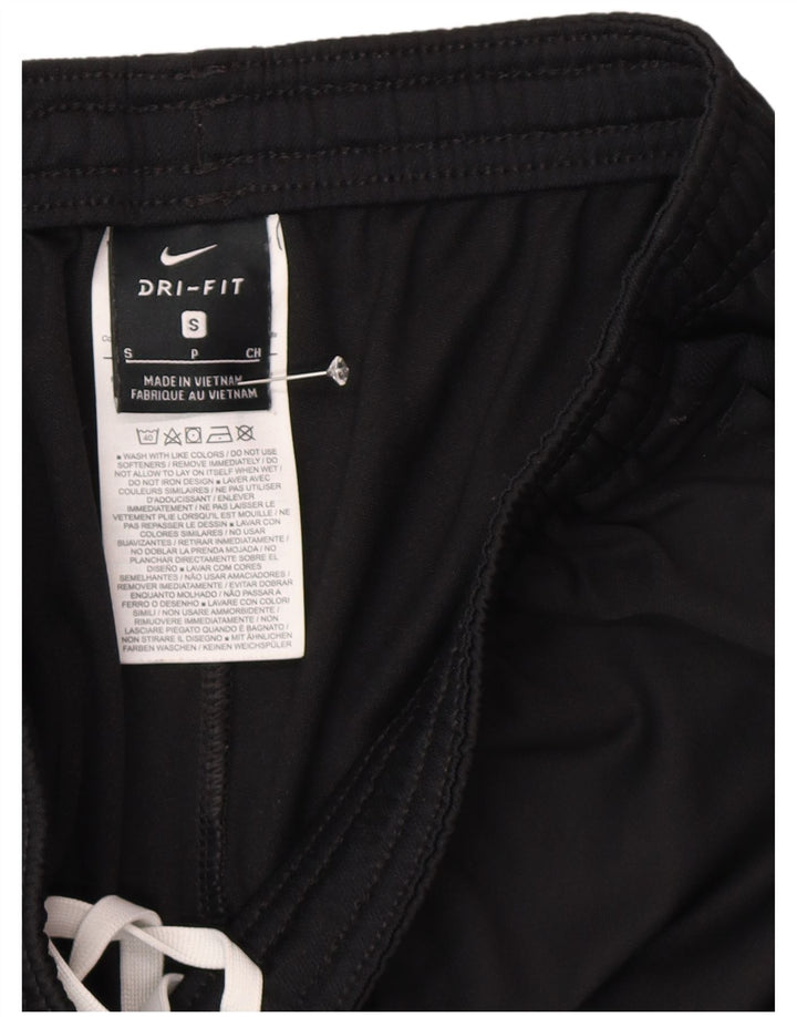 Pantaloni da tuta Nike Dri Fit da uomo piccoli in poliestere nero