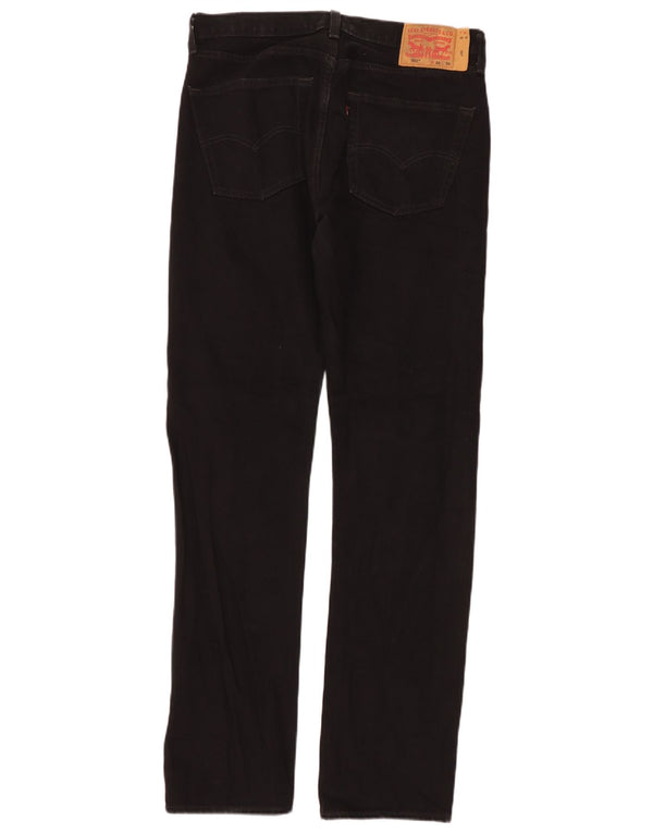 Levi's Uomo 501 Jeans dritti W31 L34 Cotone Nero