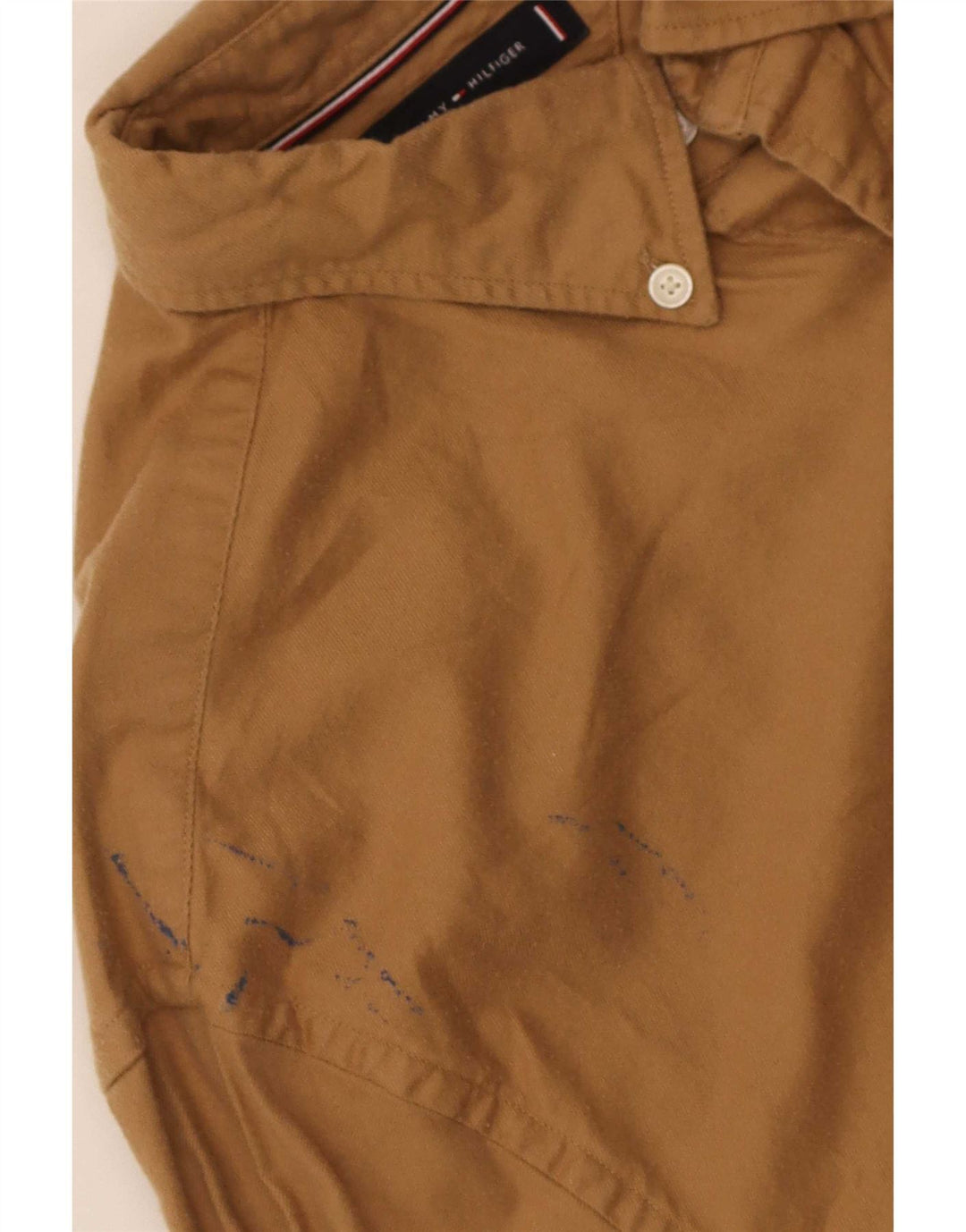 Camicia da uomo Tommy Hilfiger XL in cotone beige