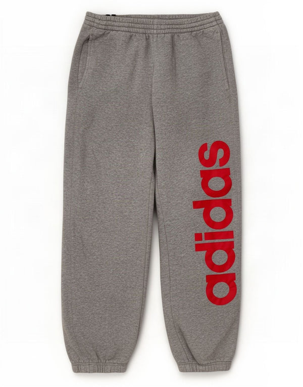 Pantaloni da tuta con grafica Adidas da ragazzo, pantaloni da jogging, 15-16 anni, grigio screziato