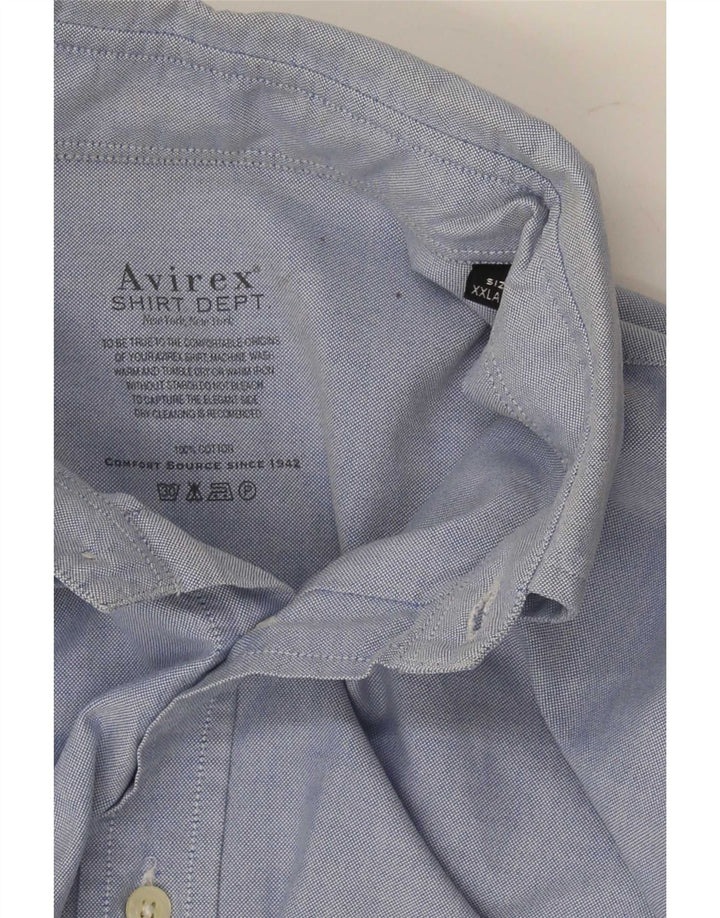 Camicia da uomo Avirex 2XL cotone blu