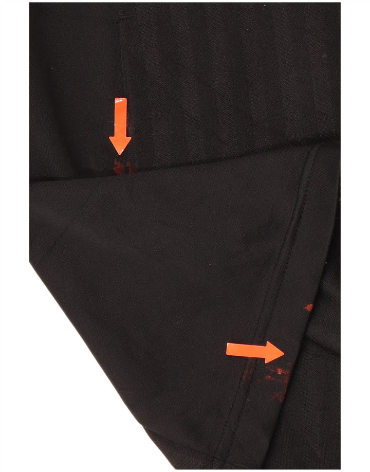 Giacca da tuta da uomo ADIDAS UK 38/40 media nera a righe