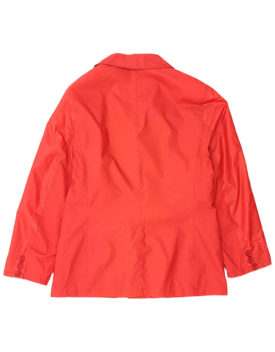 VINTAGE Womens Paris 3 Button Blazer Jacket IT 46 Large Red Polyester