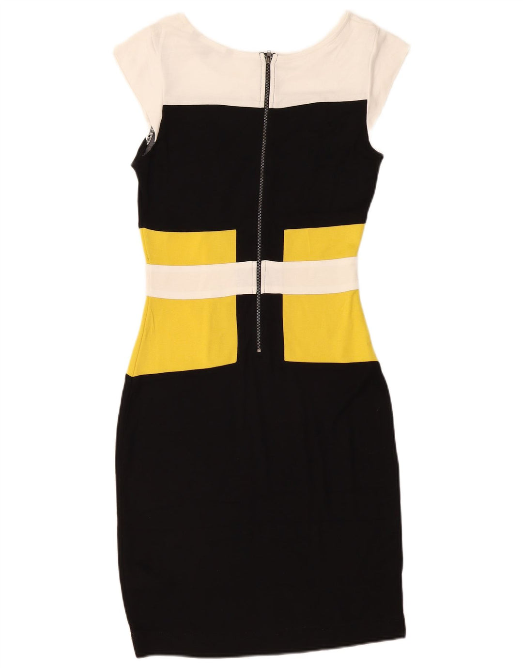 Abito aderente da donna French Connection UK 12 Medium Black Colourblock